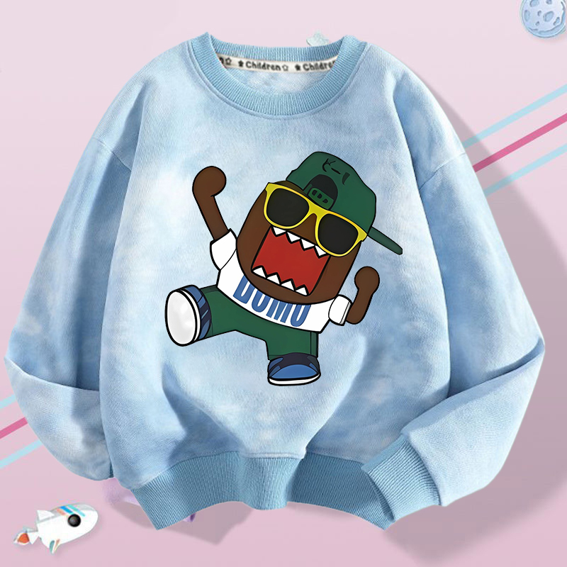 Winter Clothing Girls - Domo Kun 어린이 크루 넥 스웨트
