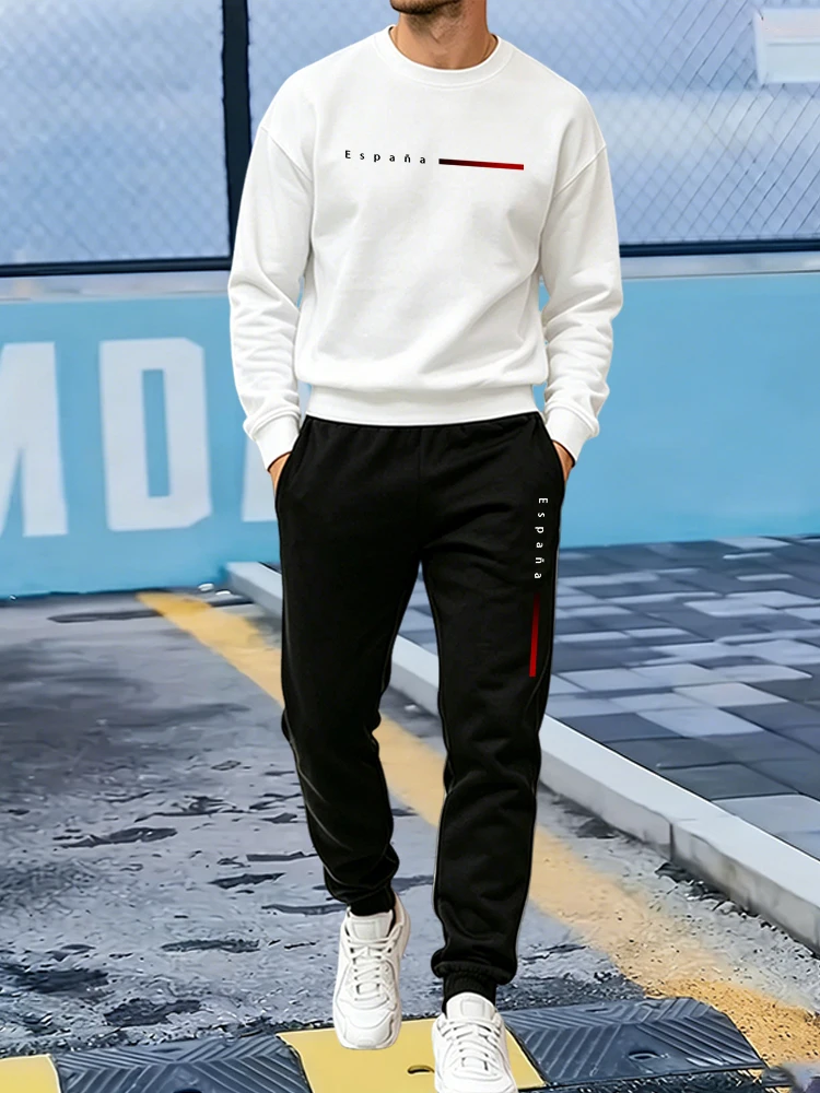 Winter Clothing Sales - 핫세일 트랙슈트 남성 캐주얼 O넥 풀오버