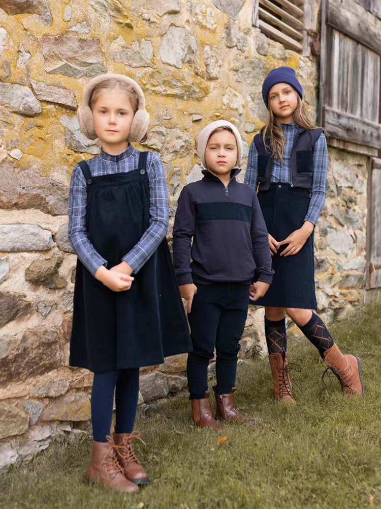 Winter Clothing Kids - AP 2025 AW 코듀로이 컬렉션 네이비