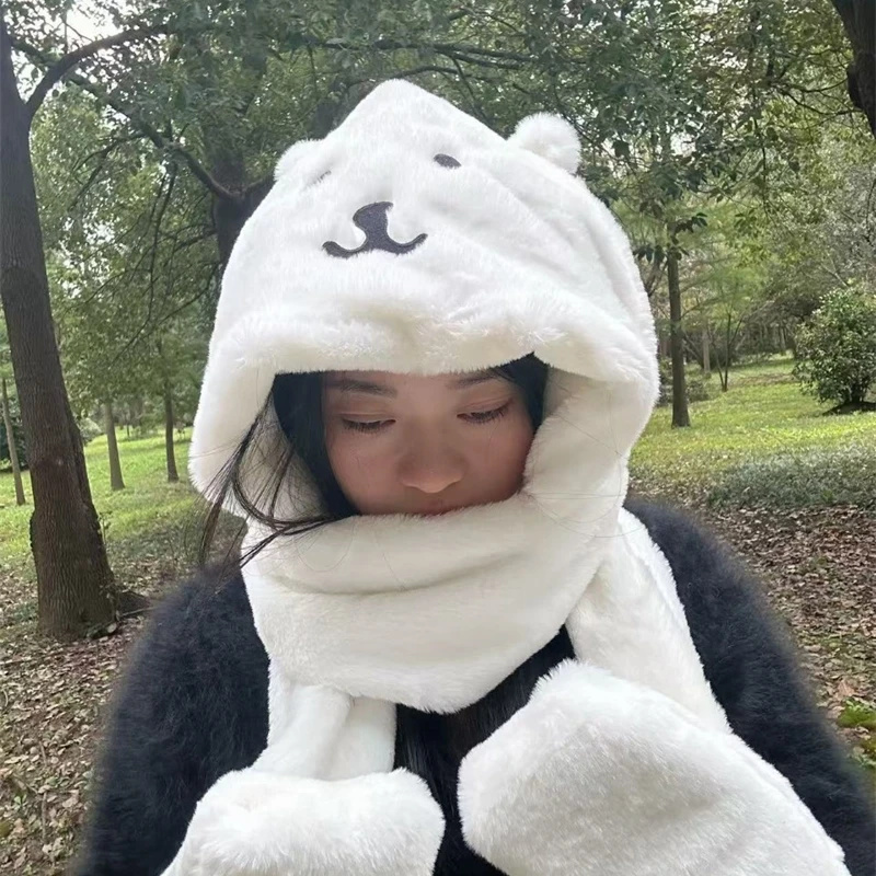 Winter Clothing Kids - 3 in 1 플러시 두꺼운 후드