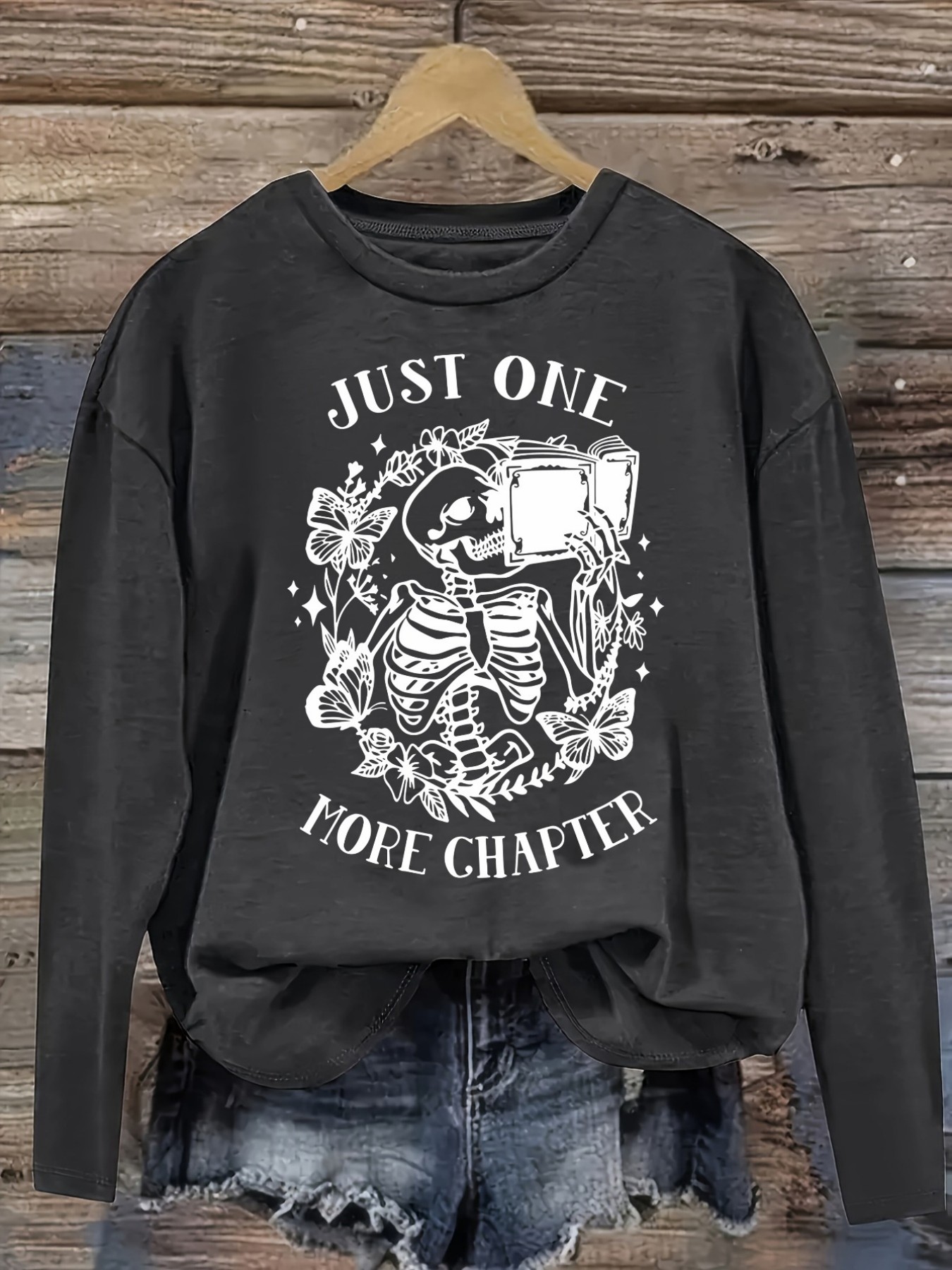 여성 캐주얼 긴소매 크루넥 티셔츠, 'Just One  - Winter Clothing Outfits 리뷰 및 가격