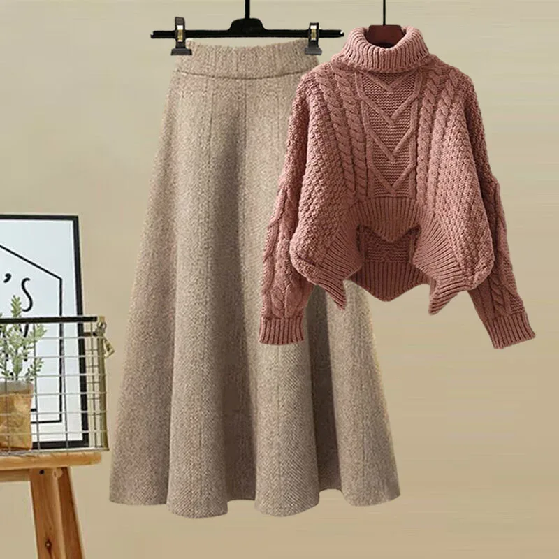 2025 여성용 폴로 터틀넥 니트 스웨터 2 종 세트, - Winter Clothing Sales 리뷰 및 가격