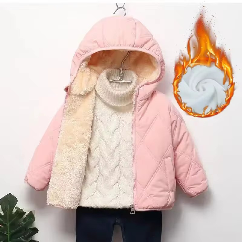소년 소녀 두꺼운 다운 코트 겨울 플러스 벨벳 따뜻한  - Winter Clothing Activity 리뷰 및 가격