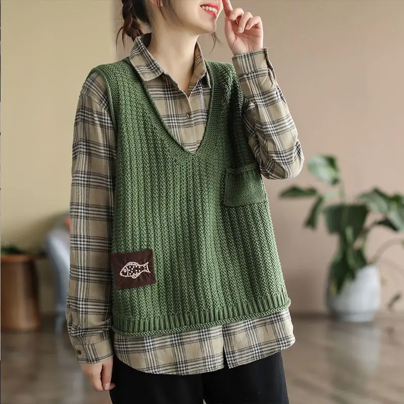 공개된 상품: 여성용 니트 조끼, 솔리드 크롭 웨이스트 - Winter Clothing Trends For Women 리뷰 및 가격