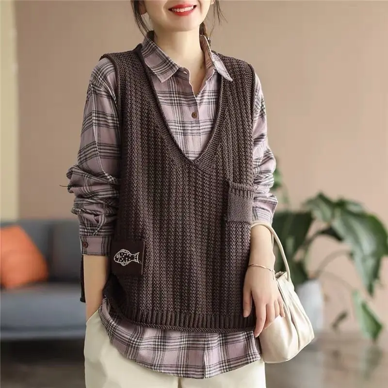 공개된 상품: 여성용 니트 조끼, 솔리드 크롭 웨이스트 - Winter Clothing Trends For Women 리뷰 및 가격