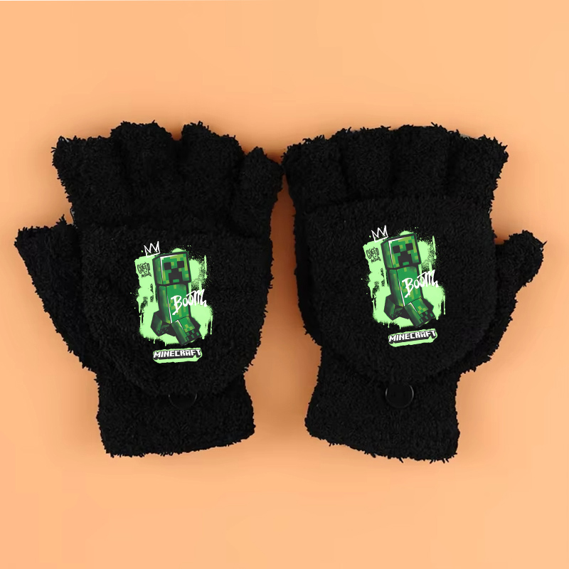 새로운 게임 테마 프린트 장갑 마인크래프트 4-13세용 - Winter Clothing Accessories 리뷰 및 가격