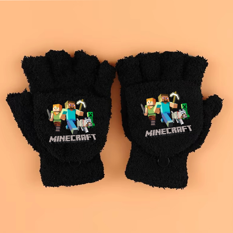 새로운 게임 테마 프린트 장갑 마인크래프트 4-13세용 - Winter Clothing Accessories 리뷰 및 가격