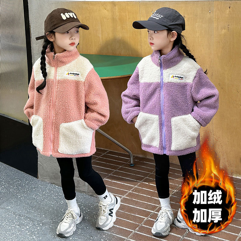 어린이 LambWool 코트 겨울 소년 소녀 플러스 벨 - Winter Clothing Activity 리뷰 및 가격