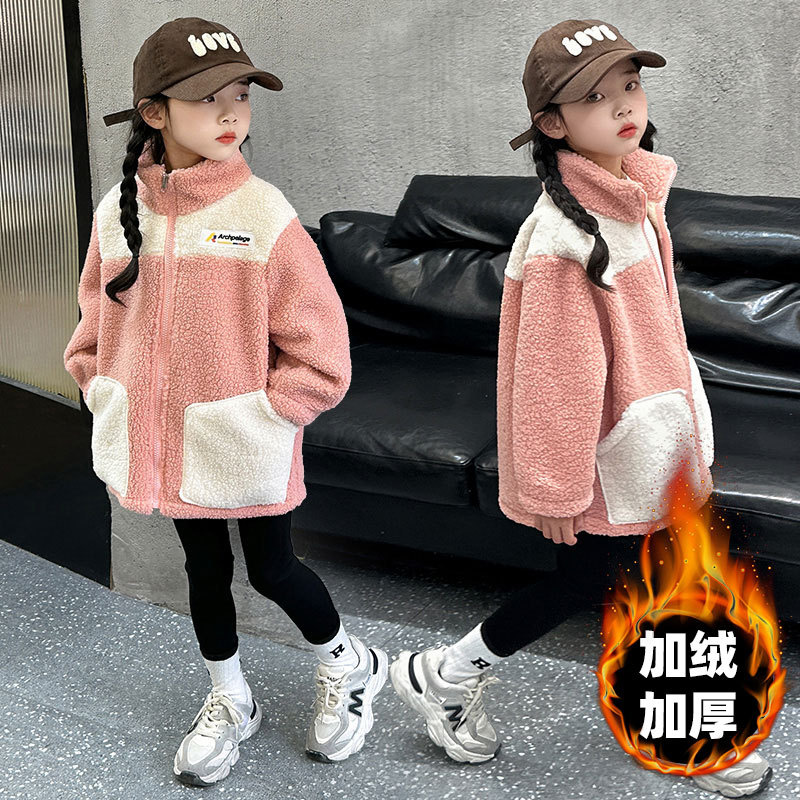 어린이 LambWool 코트 겨울 소년 소녀 플러스 벨 - Winter Clothing Activity 리뷰 및 가격