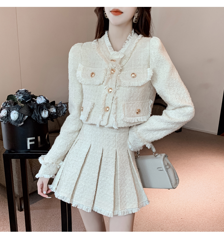여성용 우아한 태슬 Y2K 한국 정장 재킷 코트 및 스 - Winter Clothing Outfits 리뷰 및 가격