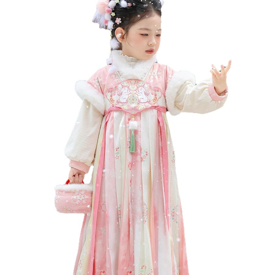 2025 소녀 요정 한복 어린이 겨울 따뜻한 자수 탕복 - Winter Clothing Kids 리뷰 및 가격