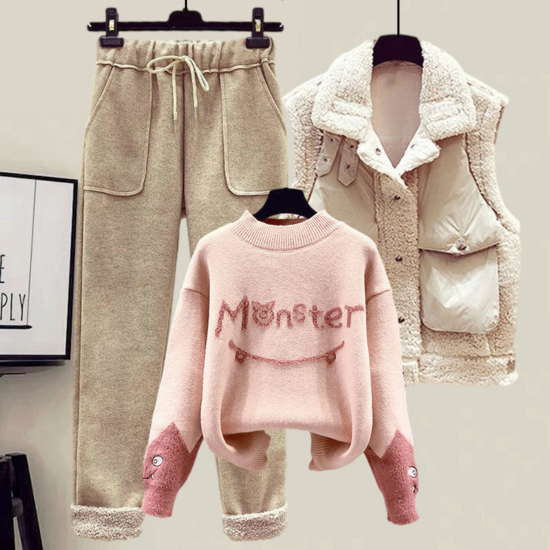 2024 겨울 새로운 캐시미어 조끼 코트 자수 니트 스 - Winter Clothing Sales 리뷰 및 가격