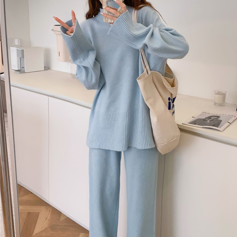 2025년 가을 겨울 신상 여성용 스플릿 스웨터 세트, - Winter Clothing Sales 리뷰 및 가격