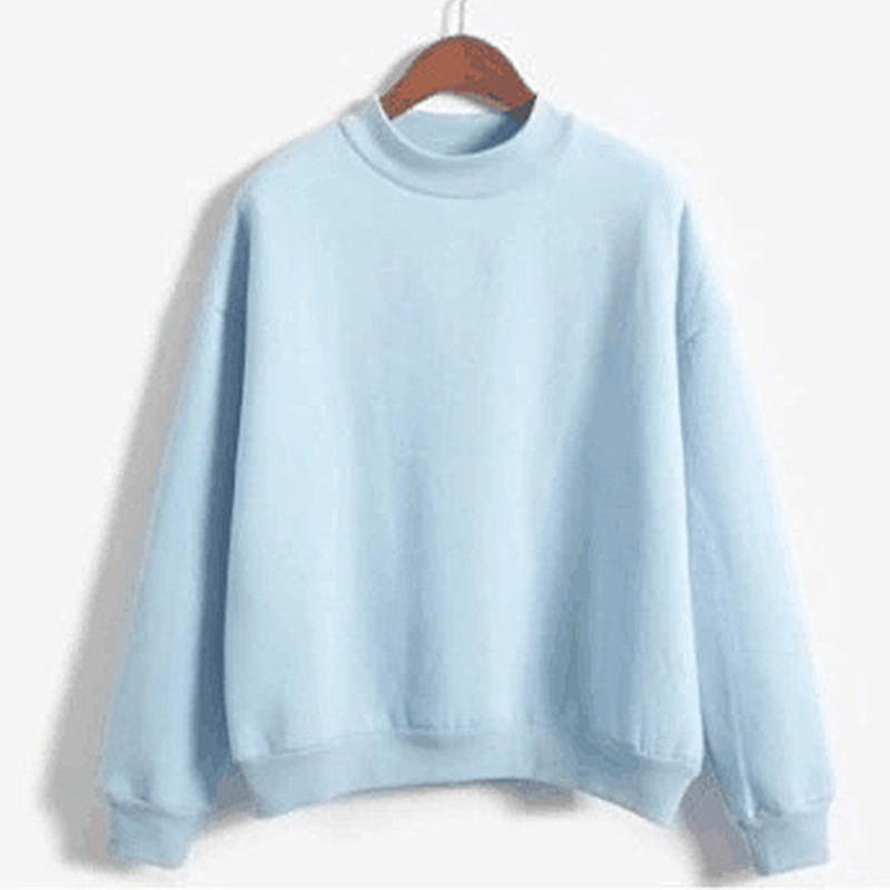 Fleecing 하프 하이 넥 긴 소매 캐주얼 탑 여성 - Winter Clothing Trends For Women 리뷰 및 가격