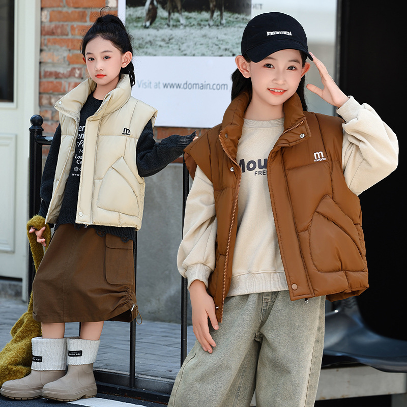 여아 조끼 2025 가을 겨울 아동용 따뜻한 남아 두꺼 - Winter Clothing Activity 리뷰 및 가격