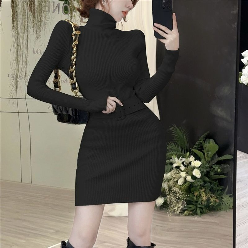 여성용 바디콘 터틀넥 숏 스키니 크로셰 드레스 세일 클 - Winter Clothing On Sale 리뷰 및 가격