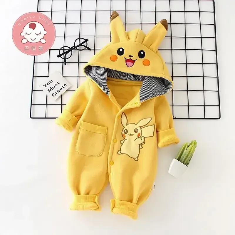 만화 포켓 몬스터 아기 잠옷 신생아 귀여운 겨울 긴팔  - Winter Clothing Kids 리뷰 및 가격