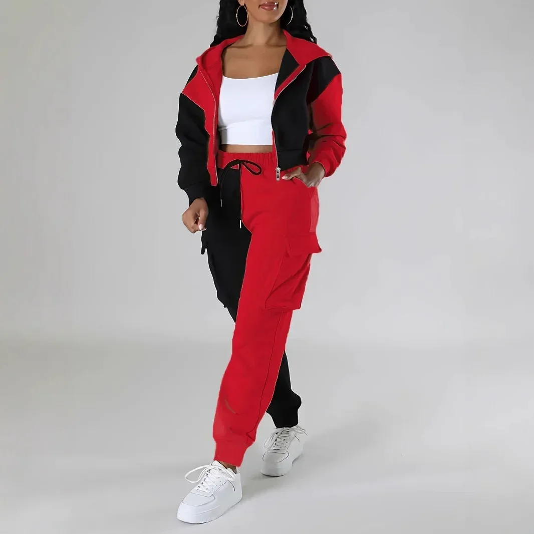 여성 느슨한 가을 겨울 두 조각 정장 매칭 세트 까마귀 - Winter Clothing Sales 리뷰 및 가격