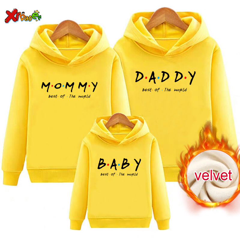 가족 복장 매칭 후디, 겨울 옷, 친구 TV 폰트 복장 - Winter Clothing Kids 리뷰 및 가격