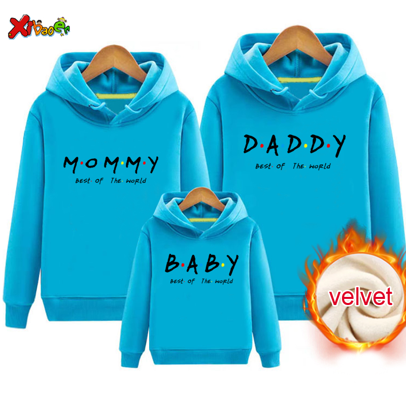 가족 복장 매칭 후디, 겨울 옷, 친구 TV 폰트 복장 - Winter Clothing Kids 리뷰 및 가격