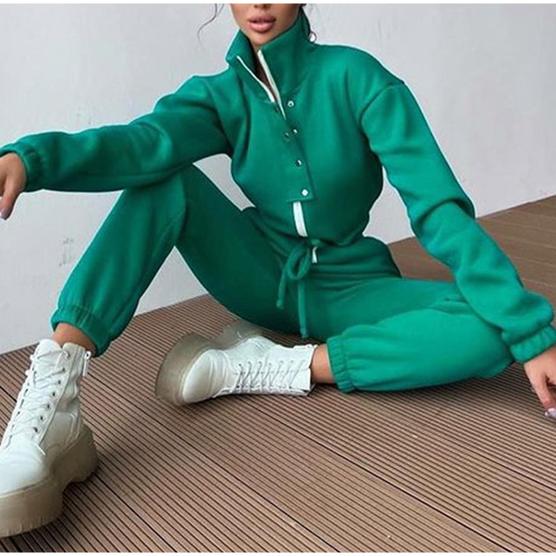 여성용 캐주얼 스탠드 칼라 점프수트, 지퍼 원피스, 긴 - Winter Clothing Sales 리뷰 및 가격